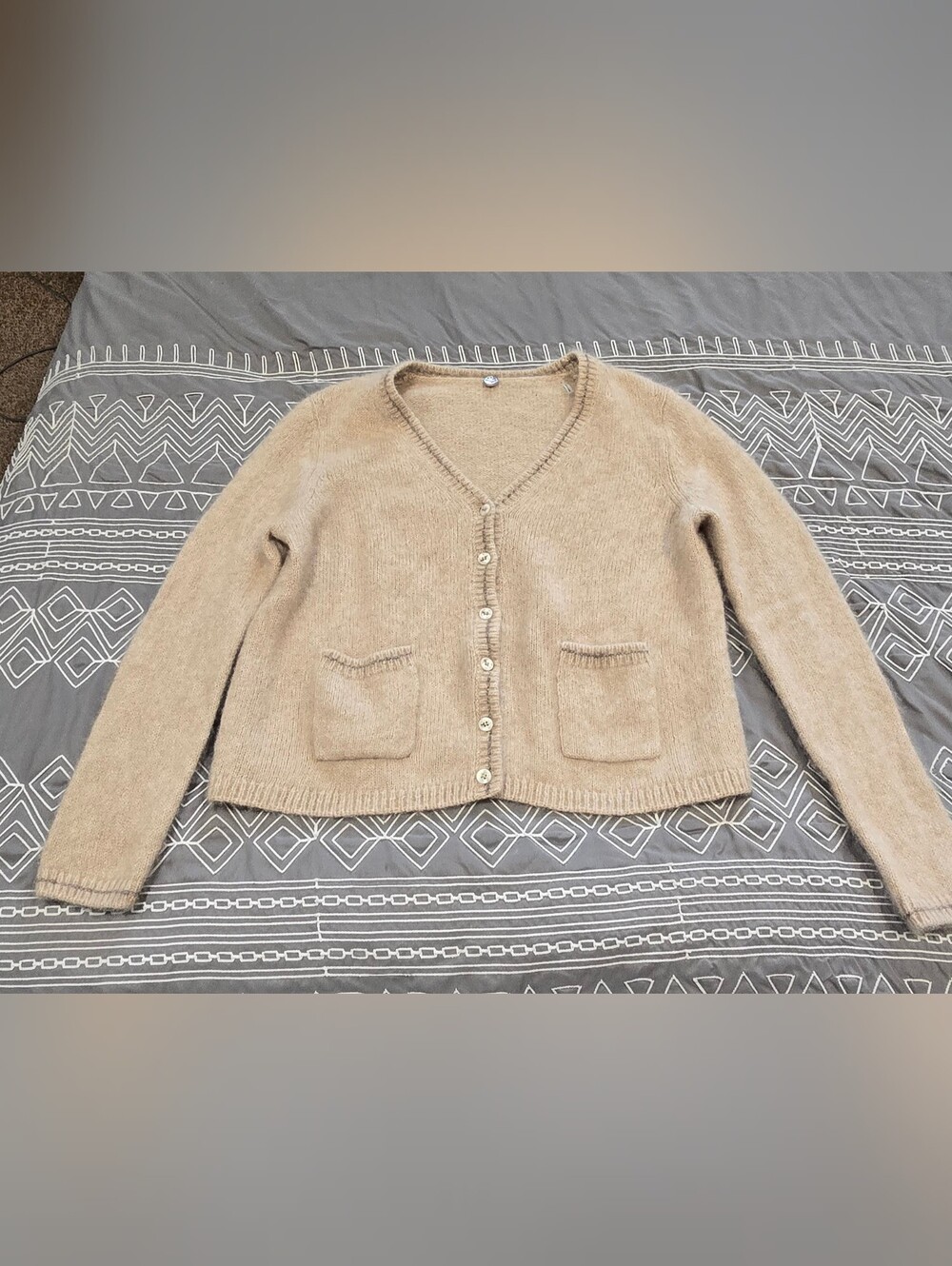 Margaret Oleary Coco Cashmere And Silk Sweater Cardigan Size Medium